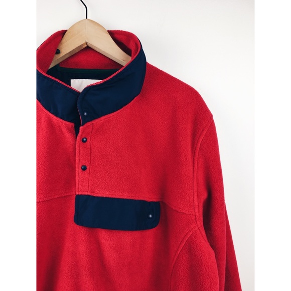 Herschel Supply Co. | Red Guide Snap Tech Pullover - Picture 6 of 8